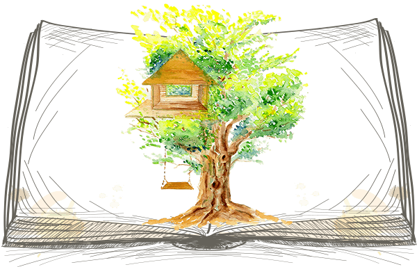 無人島のツリーハウス